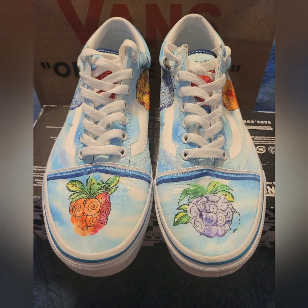 Vans X One Piece Old Skool Sneakers Devil Fruit 7.5M 9W